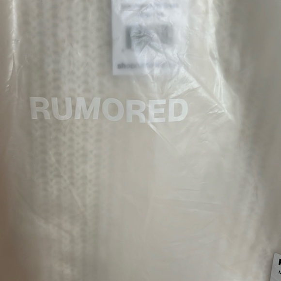 NWT $148 REVOLVE RUMORED Milkshake Knit Mini Dress - Picture 3 of 4